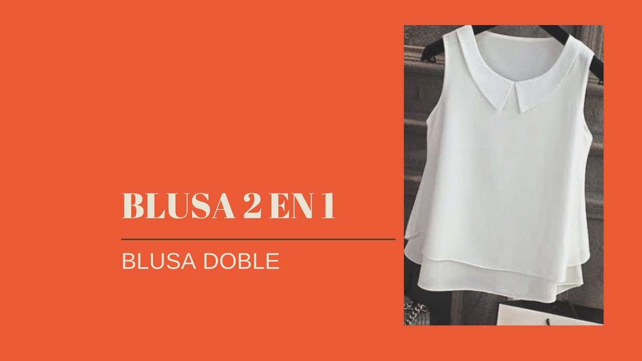 Cómo hacer una Blusa 2 en 1, larga y corta.