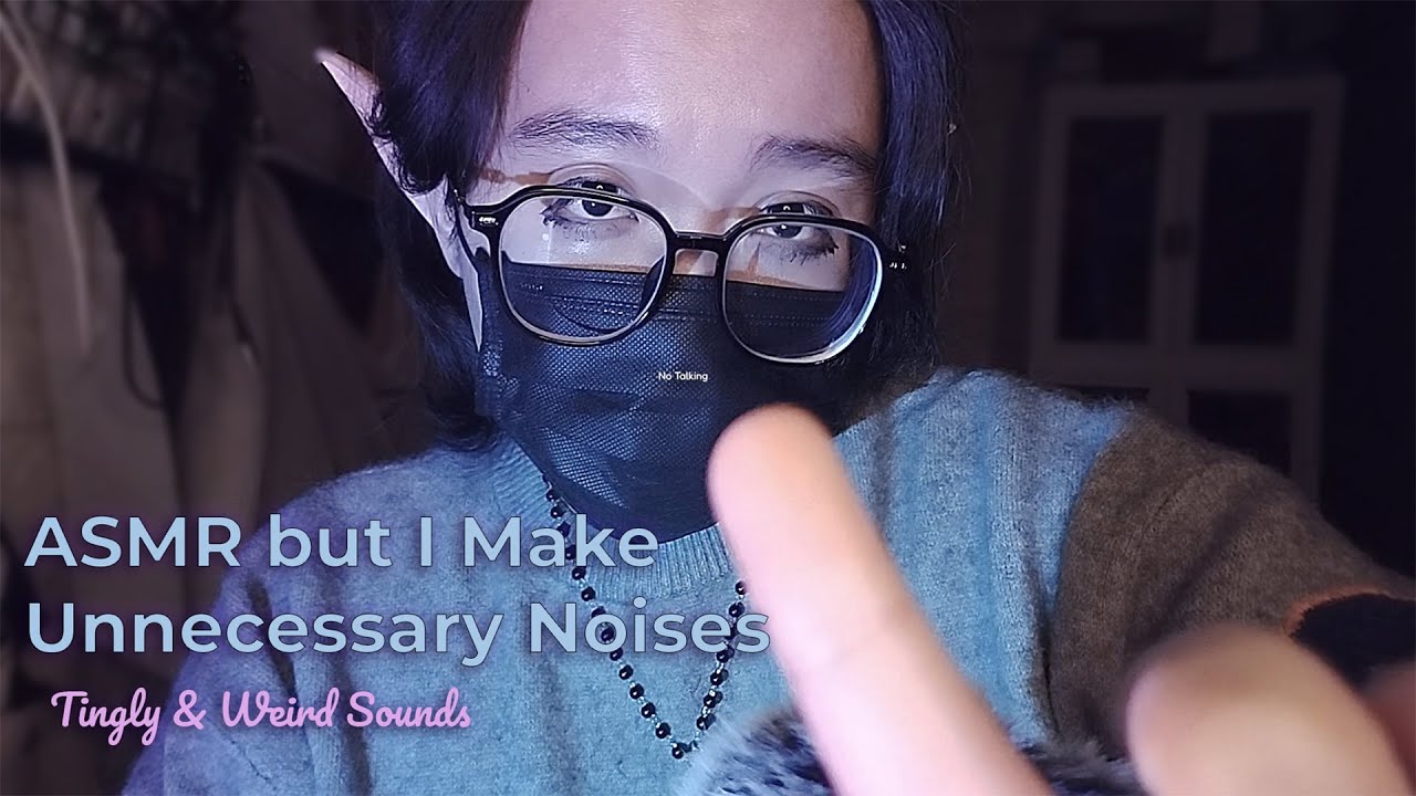 🌙 Chaotic Mouth Sounds ASMR | Femboy Edition 💜✨ (No Talking, No Cuts)