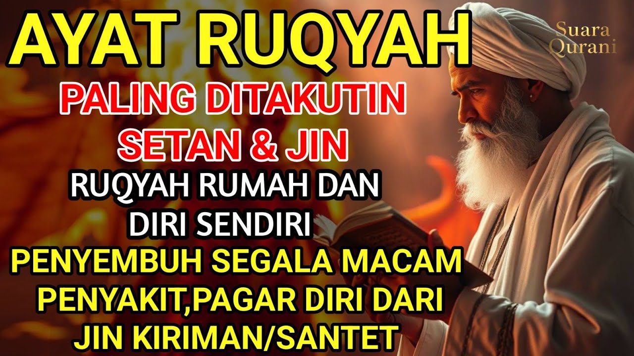 RUQYAH RUMAH PENGUSIR JIN, SETAN & SIHIR DI RUMAH & TUBUH, PENENANG HATI & PIKIRAN | ALAA AQEL