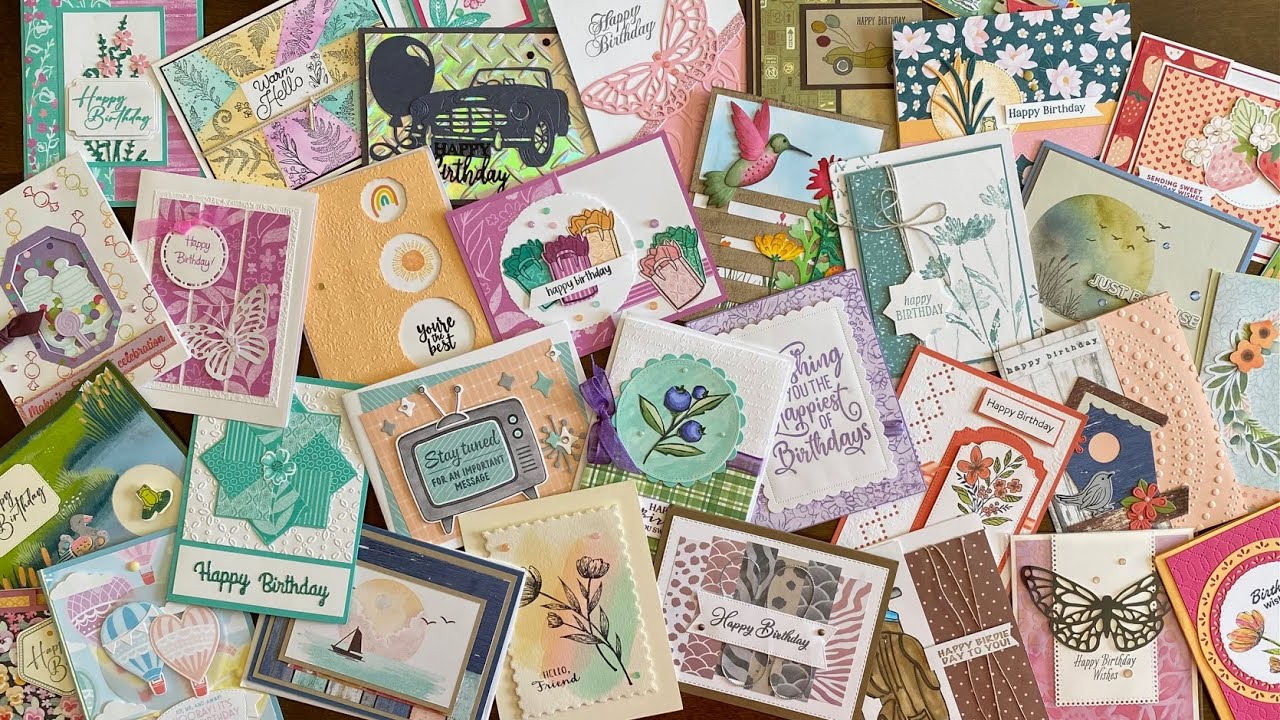 55+ Birthday Cards | The Great, Big Card Swap Showcase, June 2024 Part 2