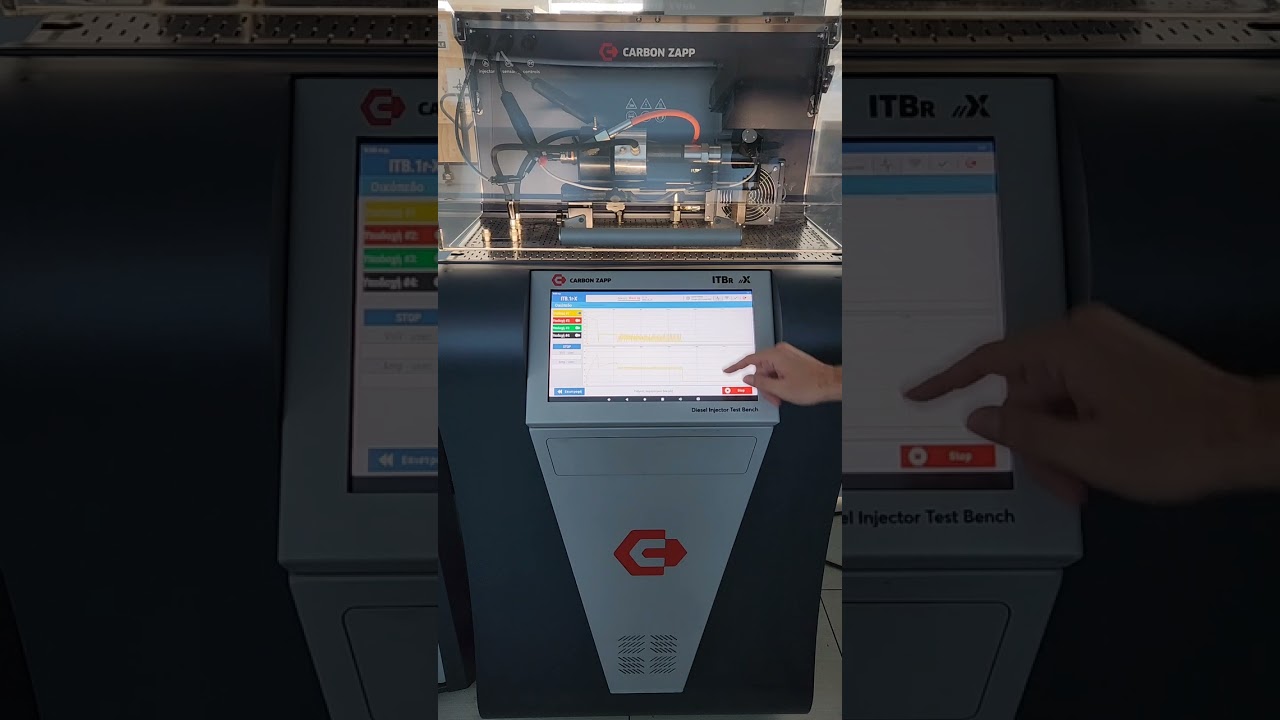 Bosch MTU 8000 [ X56907500004 ] Injector Testing on Carbon Zapp's ITBR|X and MTBR|X Series.