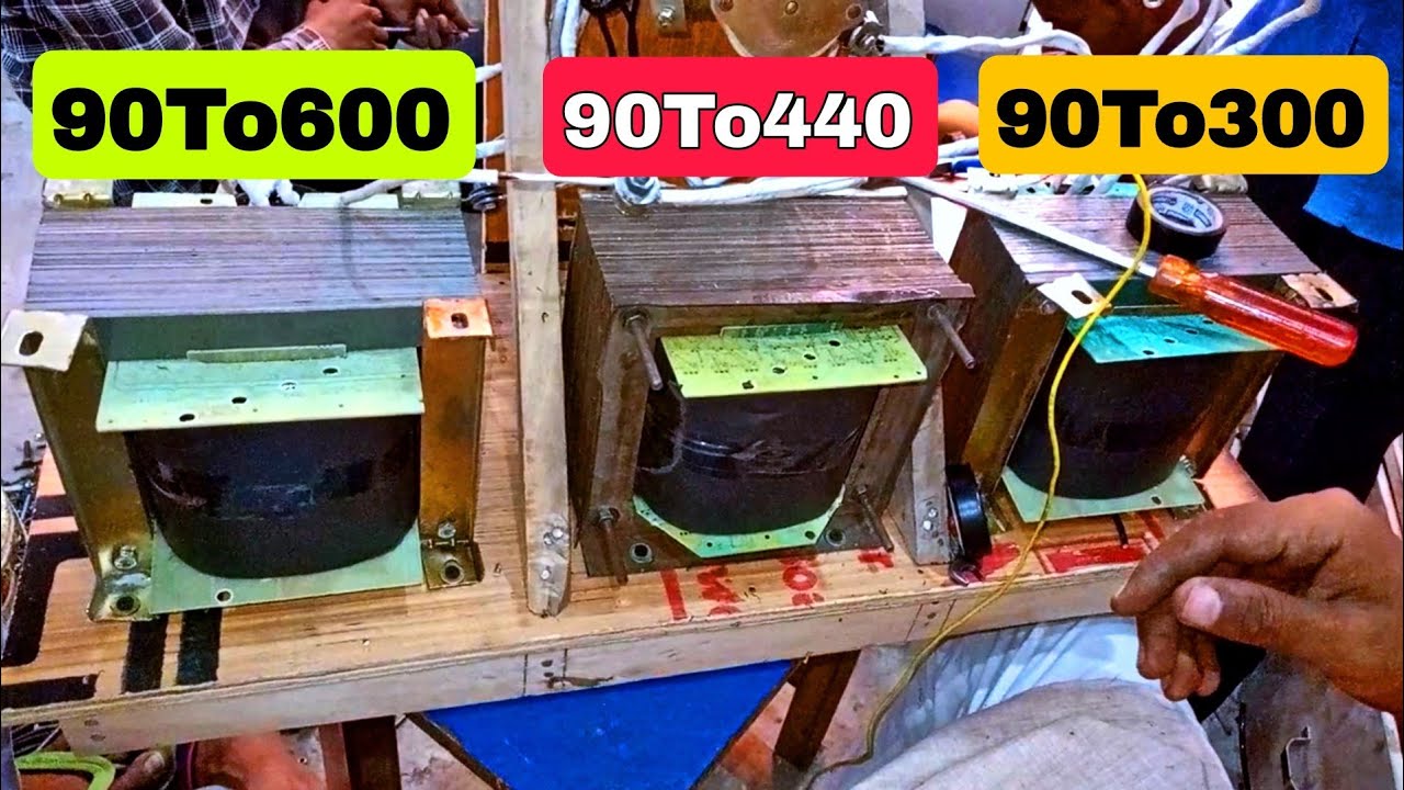 5KVA AUTOMATIC STABILIZER TRANSFORMER WINDING DATA 90TO300 90TO440 90TO600