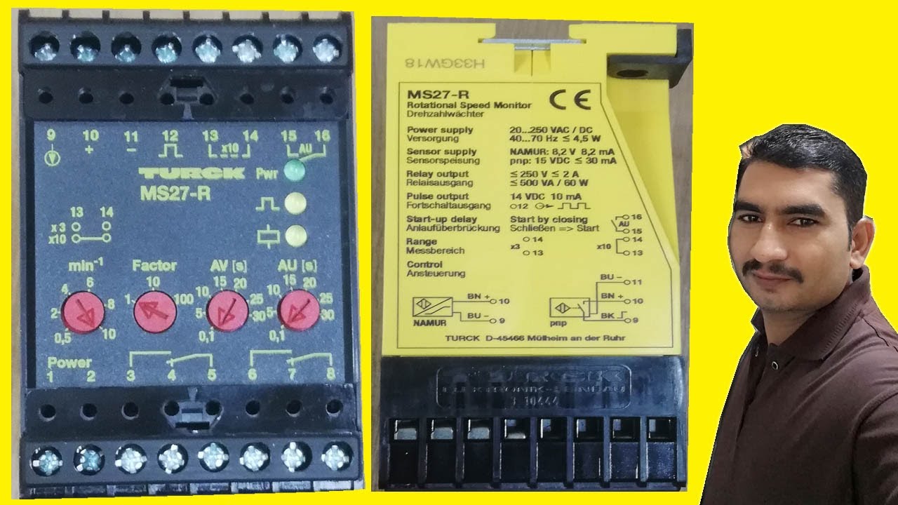 TURCK - MS27-R - Zero Speed Monitoring Relay working principle