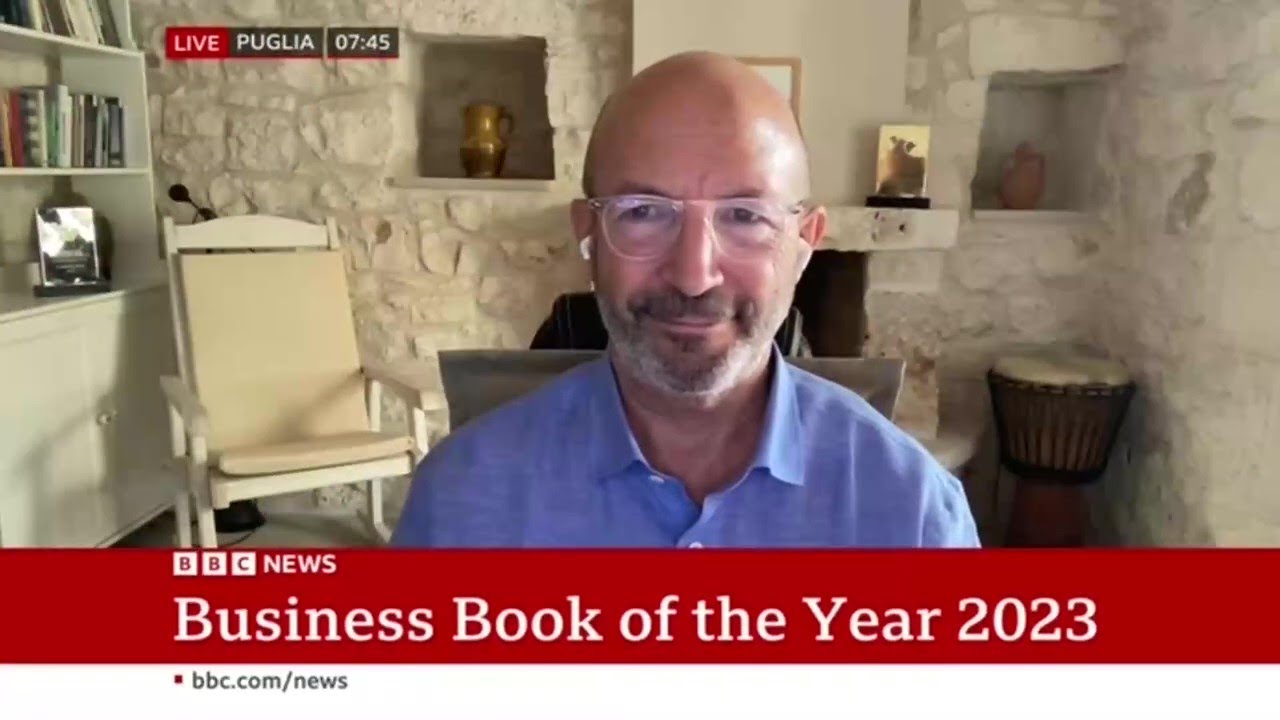 Nicholas Janni on BBC News - Author of Business Book of the Year 2023 'Leader as Healer'