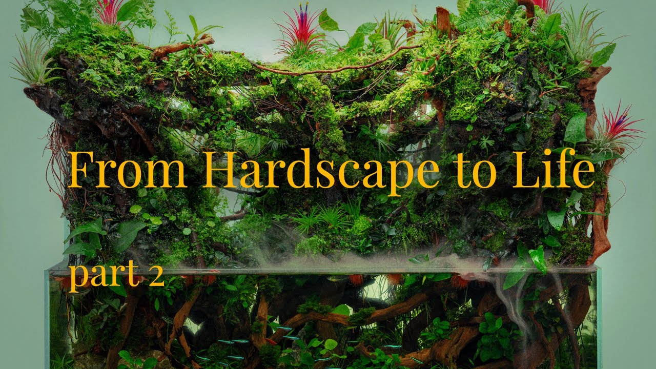 From Hardscape to Life (Part 2) – Planting the Cloud Forest Paludarium