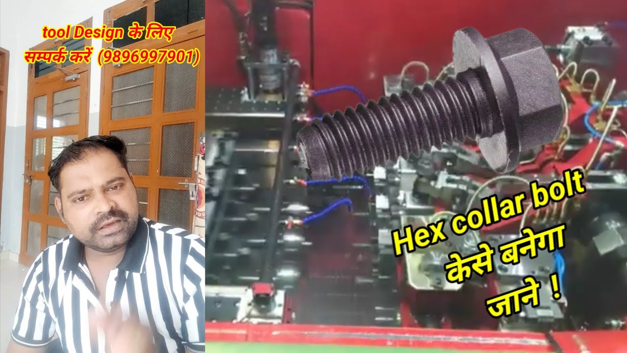 Hex collar bolt kese bnegaa (M10x1.5x50) Cold-forging process 