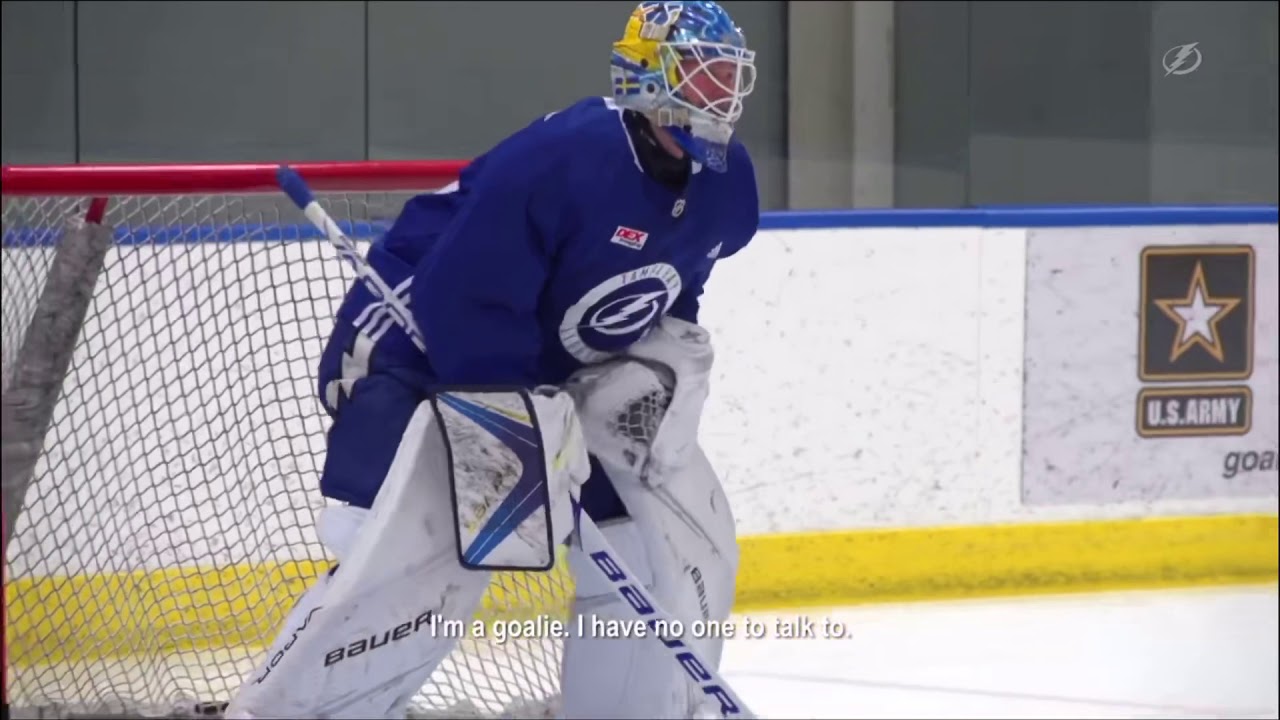Tampa Bay Lightning Prospect Camp 2019 Hugo Alnefelt mic'd up
