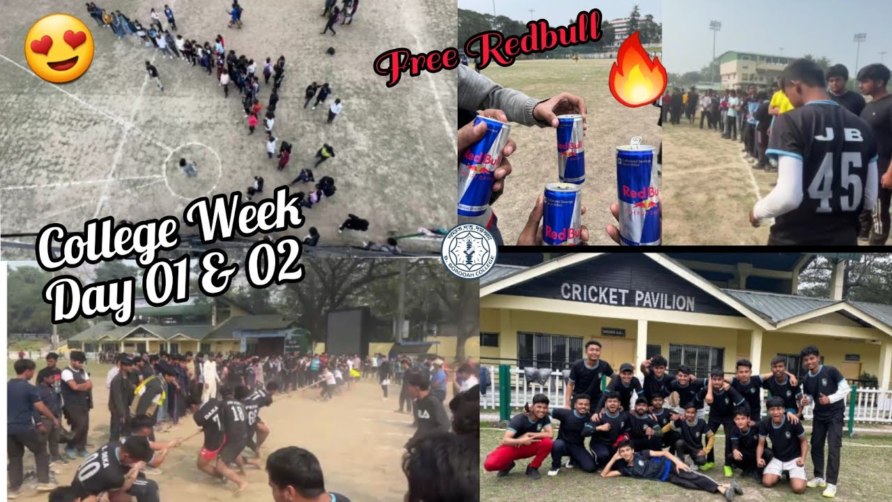 B Borooah college Week 2024 🏅 Day 01 & 02 ⚽🔥