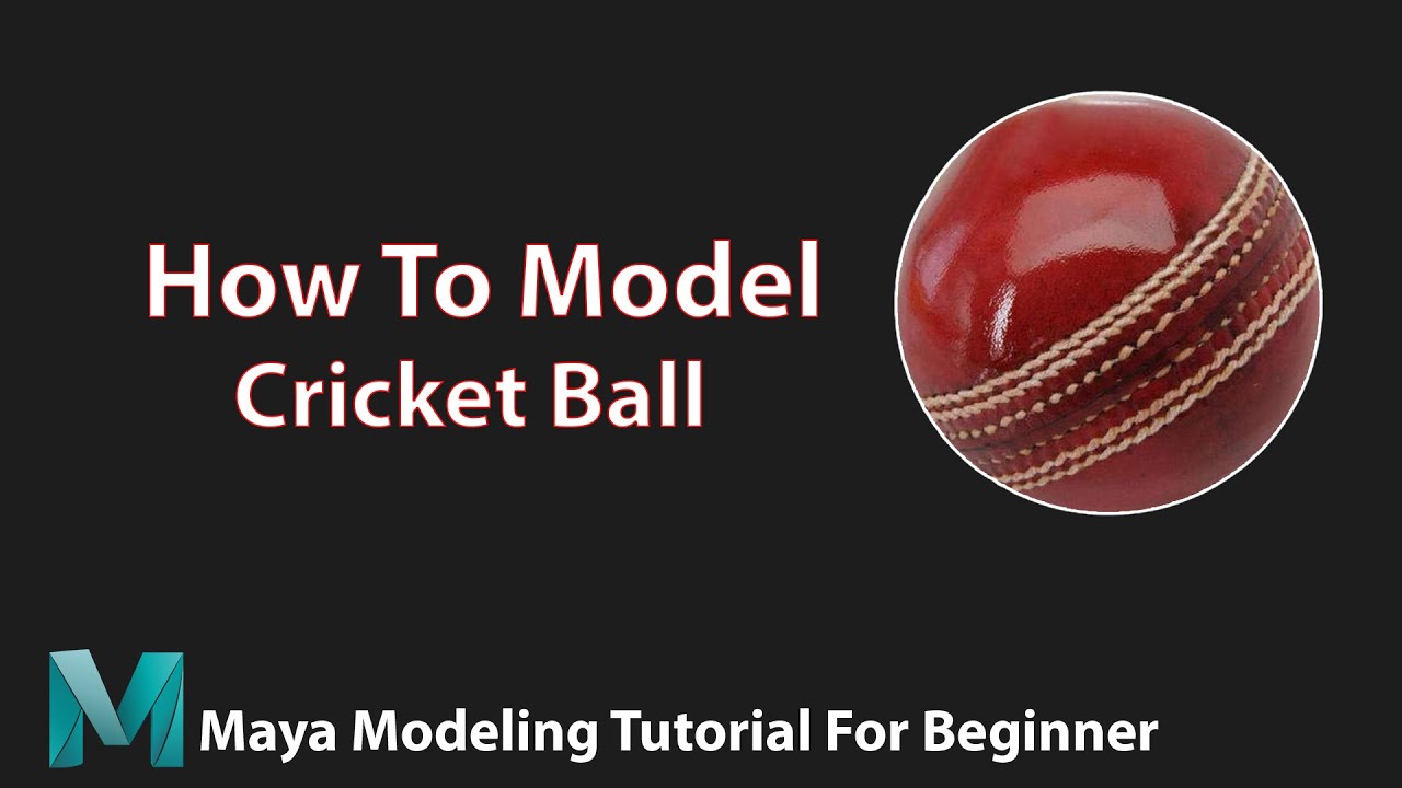 How to model Cricket Ball | For Beginners | Maya 2023 Tutorial