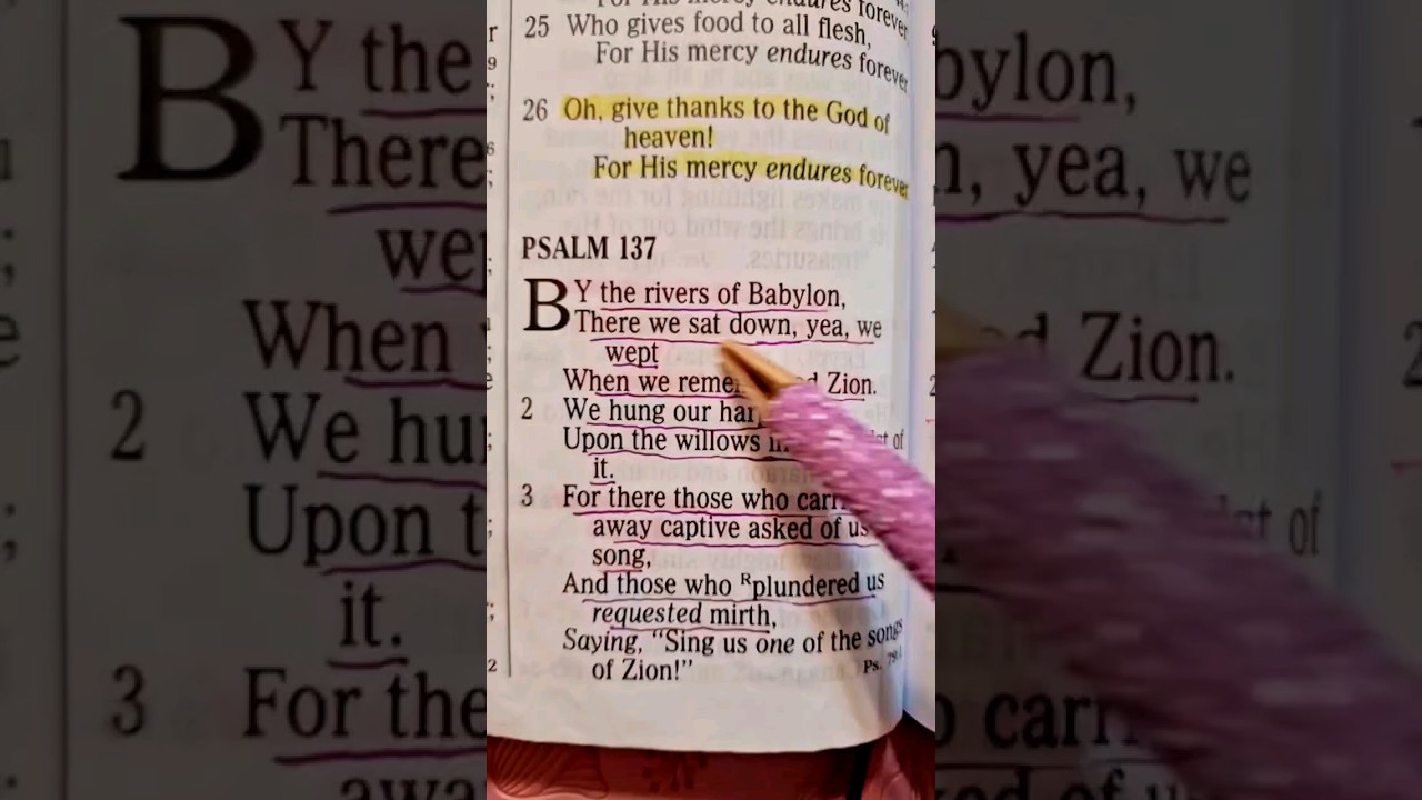 By The Rivers Of Babylon #psalm137 #viralvedio  #viralsong