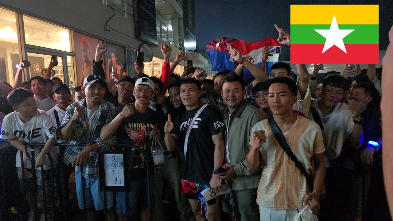🇲🇲 Kyaw Swar Win (จอว์ สวาร์ วิน) กองเชียร์แน่นหลัง โชว์ฟอร์มสวยชนะน็อกยก 2 คว้าโบนัส