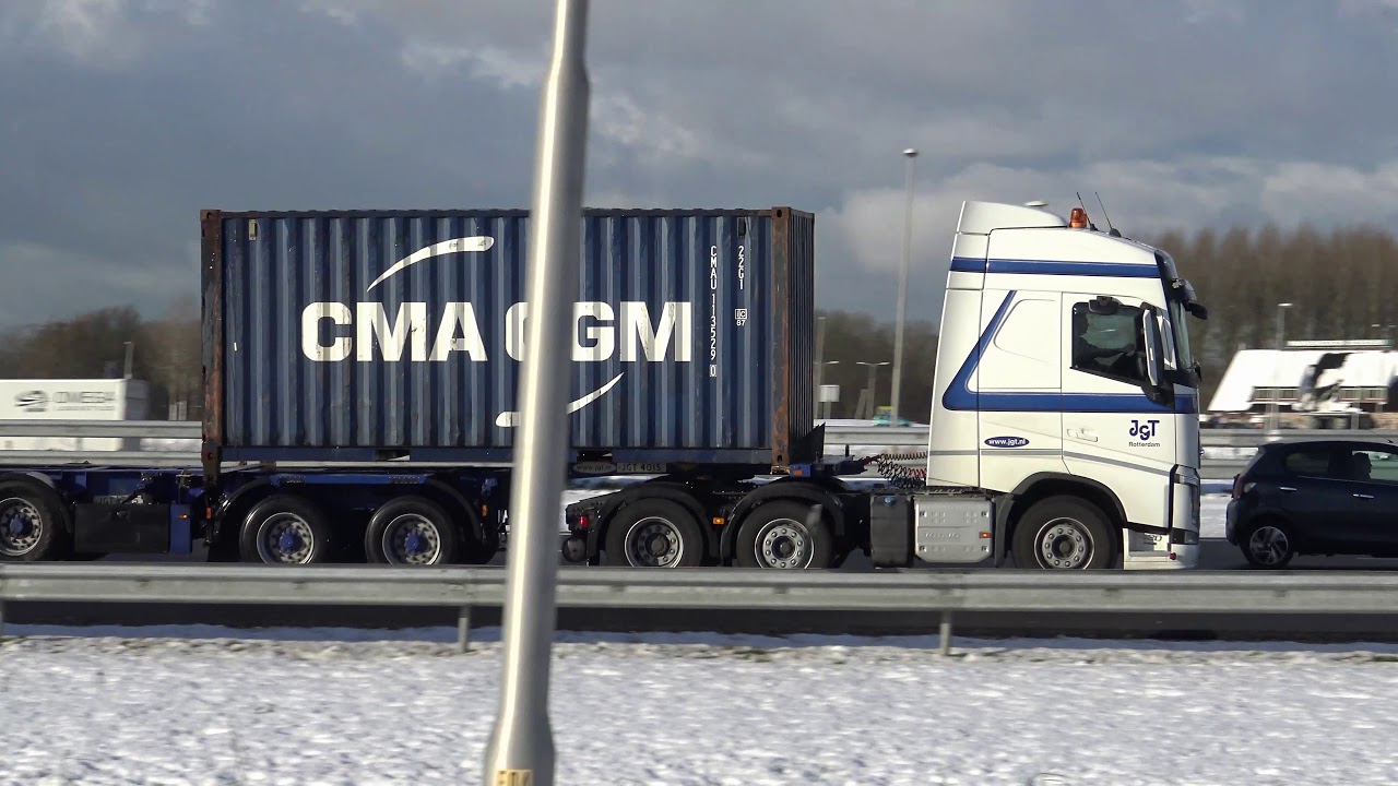 containertransport over de weg 2017 ,2018 deel 39