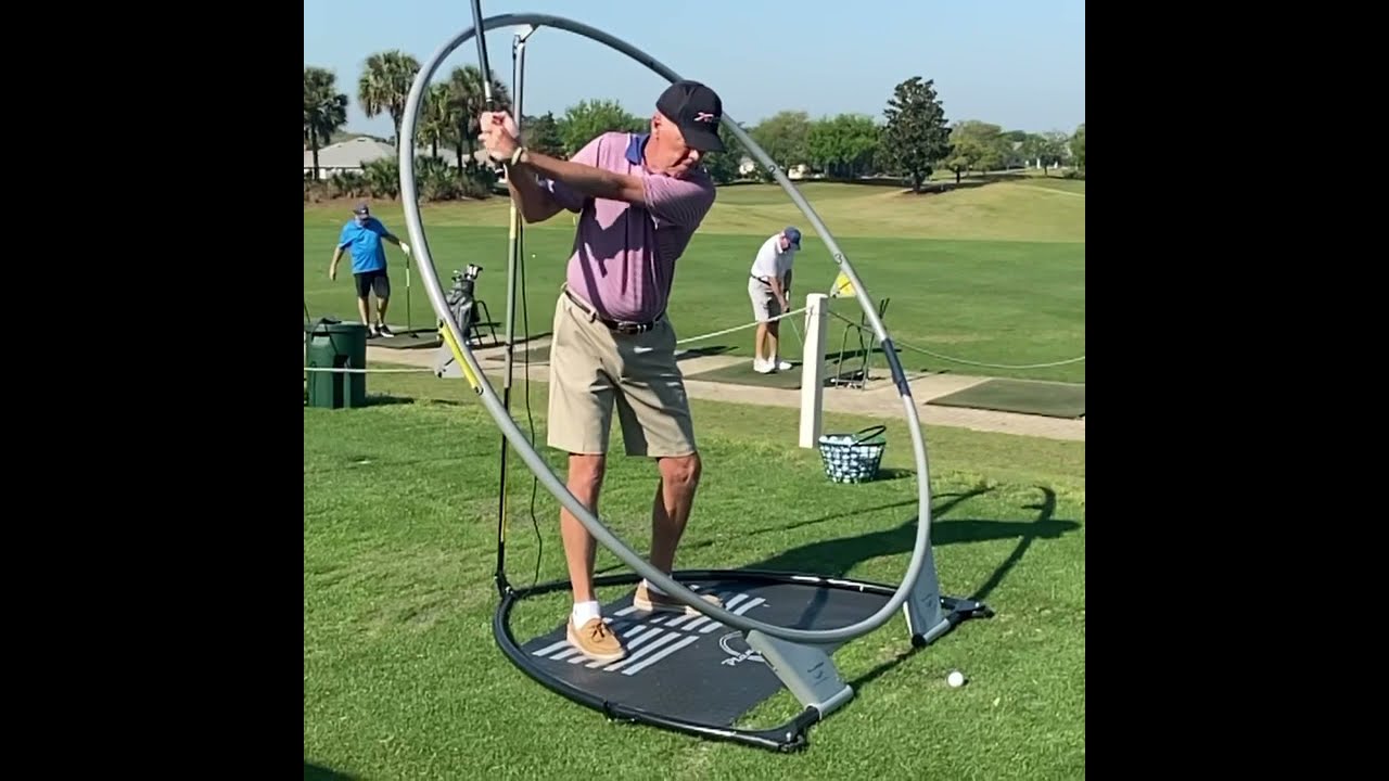 Senior Golfer Discovering New Rotation & Width with PlaneSWING