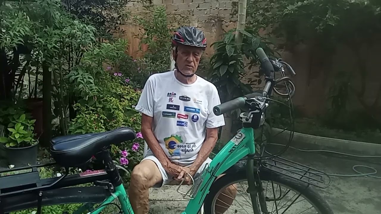 Minhas pedaladas a Assunção Paraguai, aos 76 anos.