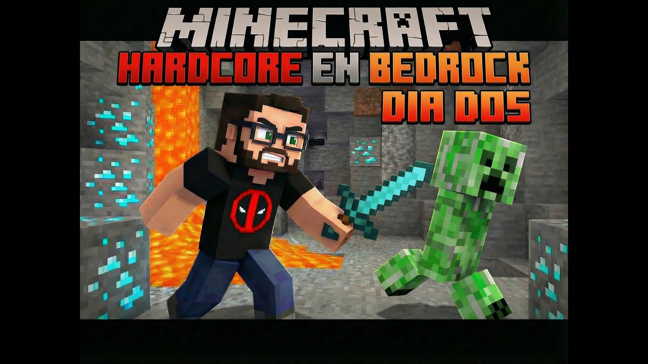 DIA 2 MINECRAFT HARDCORE sin PICAR MINERALES. MORIRE EN EL INTENTO?