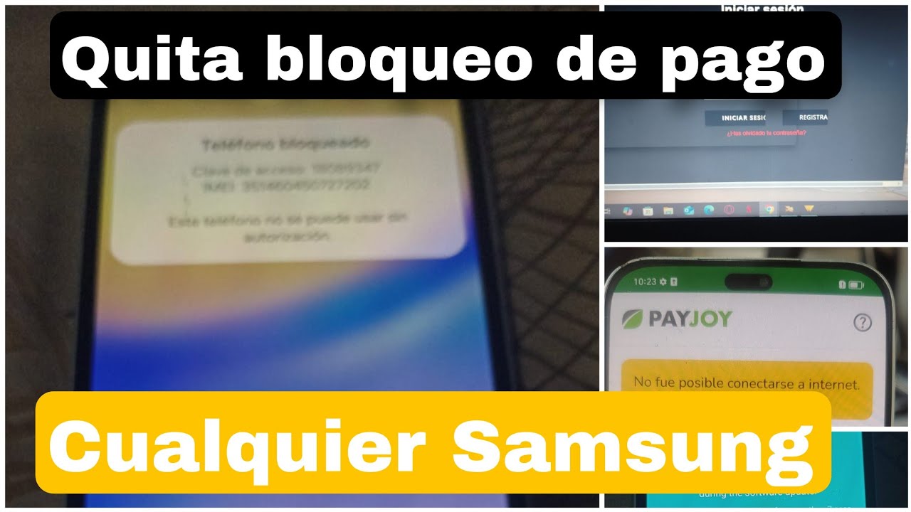 QUITAR CUENTA DE PAGO A06 A16 A26 A36 A56 Y CUALQUIER SAMSUNG CON KG!!!