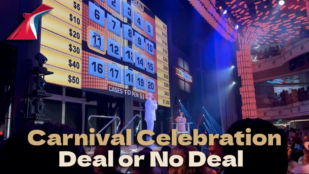Carnival Celebration Deal Or No Deal Show