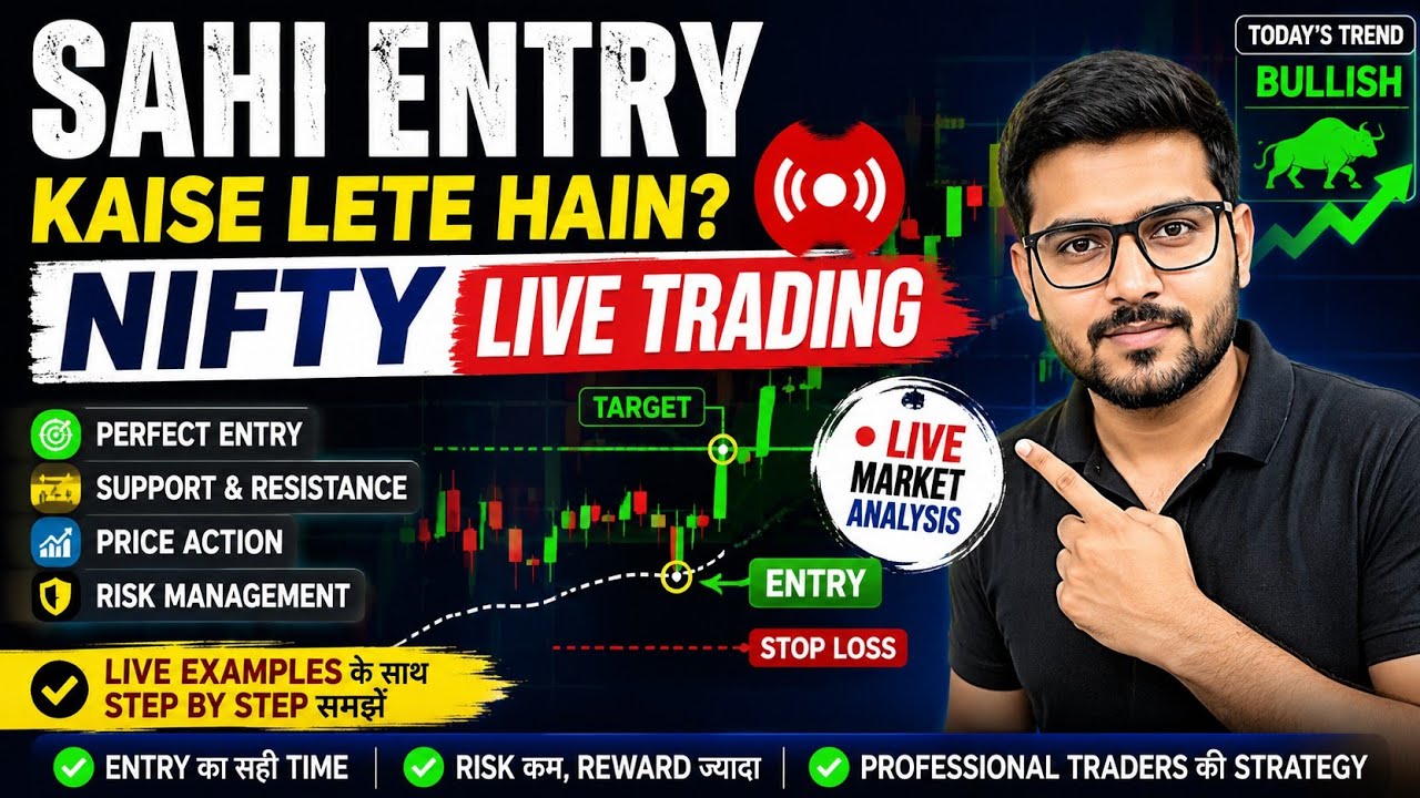 How to Make the Right Entry? | NIFTY Live Trading Strategy | Perfect Entry & Exit