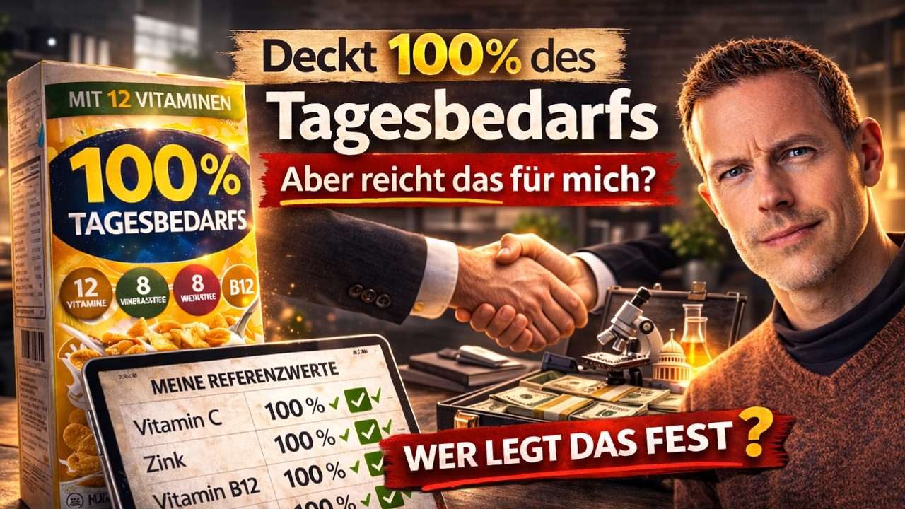 Reichen 100 % Tagesbedarf wirklich? Die Wahrheit über Vitamin-Empfehlungen