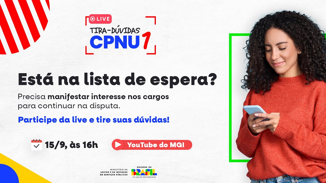 Live CPNU 1 | Tire suas Dúvidas sobre a Manifestação de Interesse