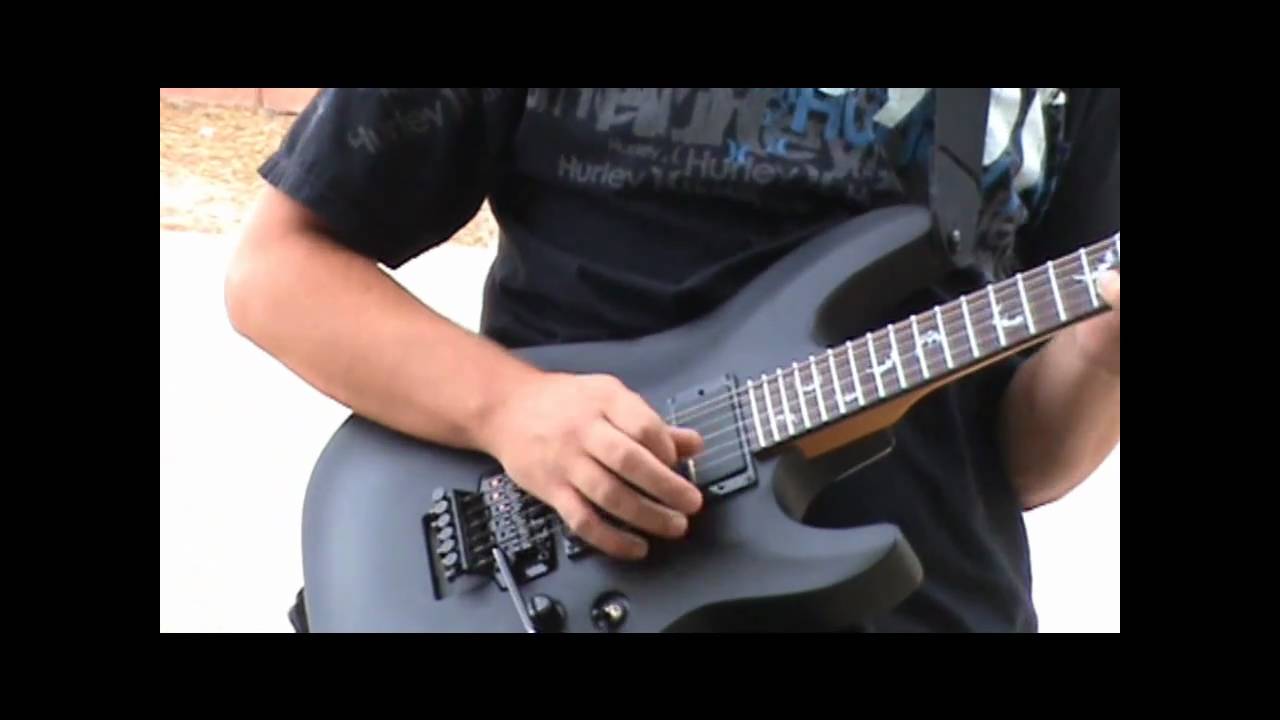 AMAZING!!! Playing guitar in thunder storm.