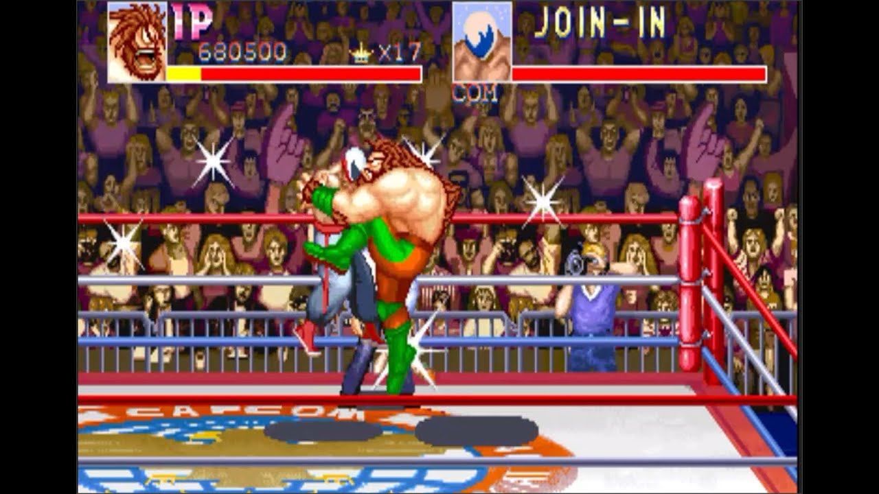 SATURDAY NIGHT SLAM MASTERS ( ARCADE ) RASTA MOM - FULL GAME - NO LOSS MATCHES