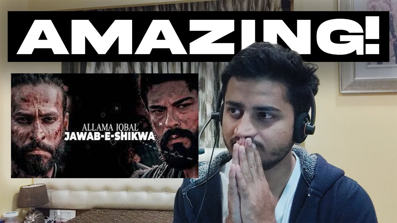 Indian Reacts To Jawab-e-Shikwa By Allama Iqbal | #reaction #reactionvideo