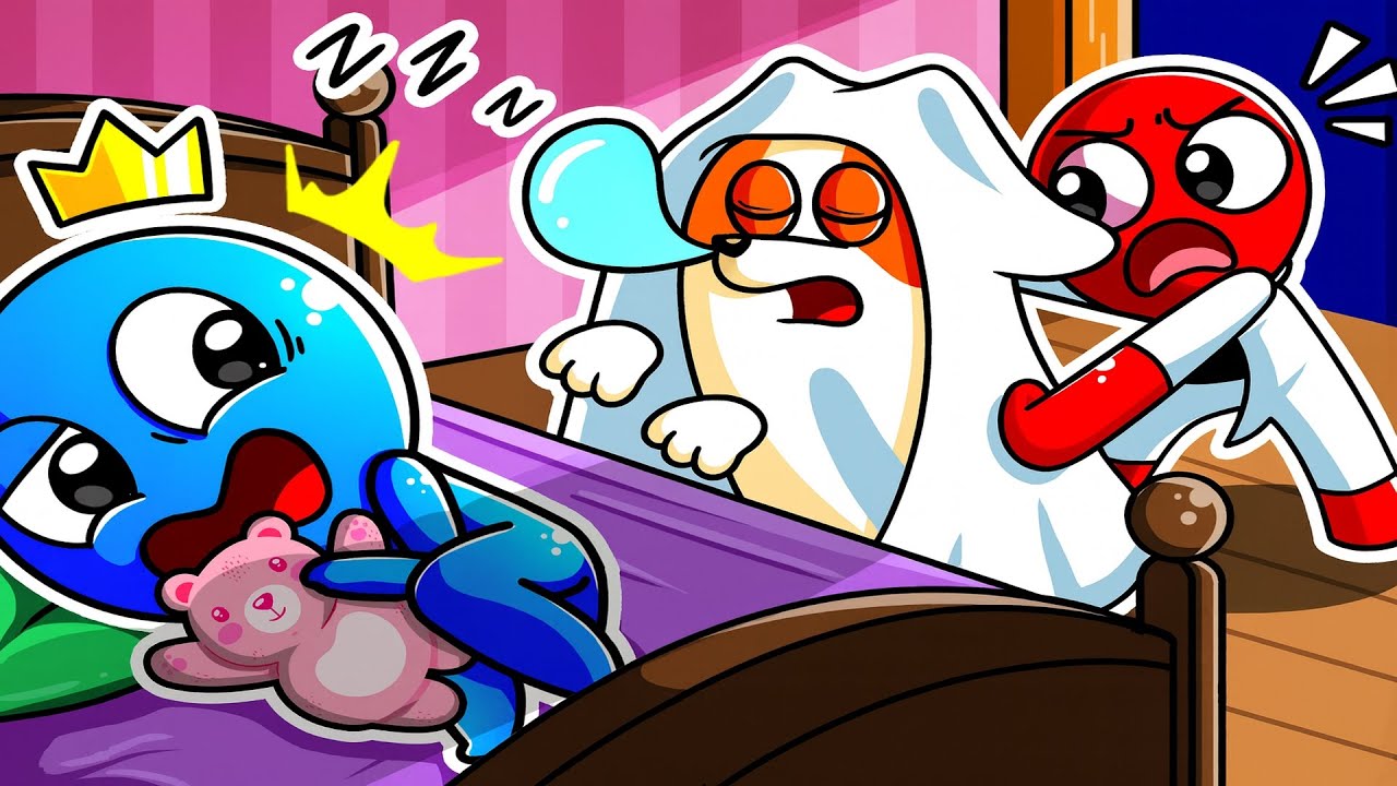 New Animation | RAINBOW FRIENDS | Midnight Spooky Of Blue 👻 Hoo Doo’s Mystery... | Hoo Doo Super Pup
