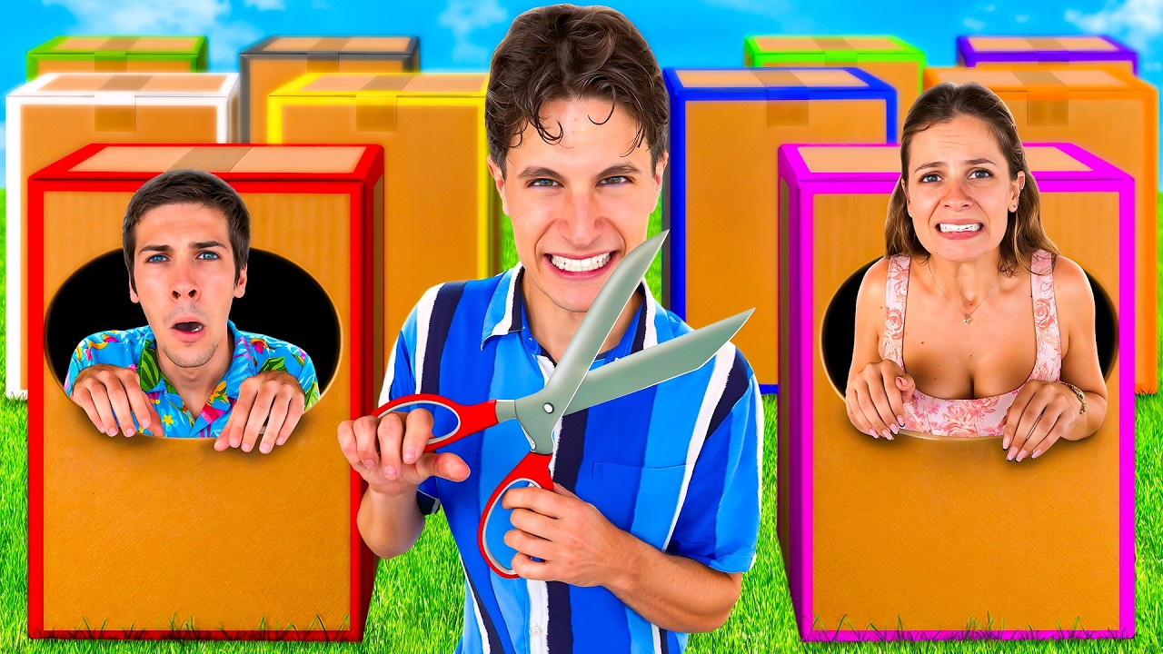 TUTTE LE AVVENTURE DI NINNA E MATTI NEL CARTONE! 24 ORE NELLA PRIGIONE DI CARTONE