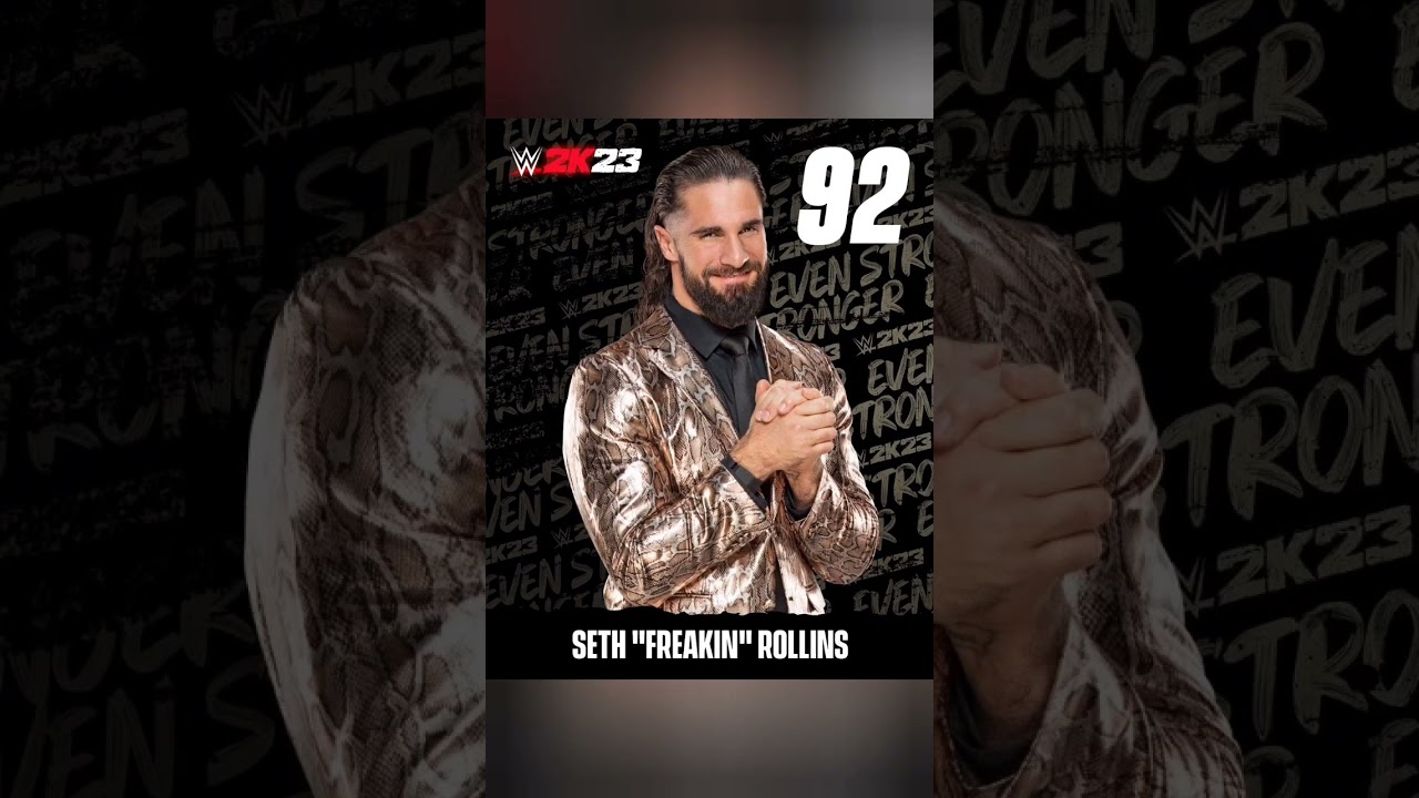 WWE 2K23 SuperStars Rating @WWE @BDE @WWEGames  @FailGame #romanreigns #wwe2k23 #ajstyles .