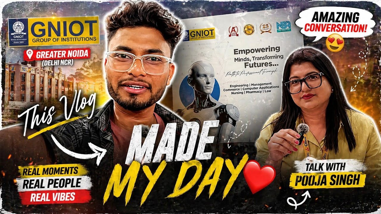 Collegedunia Event Vlog | GNIOT Greater Noida ❤️