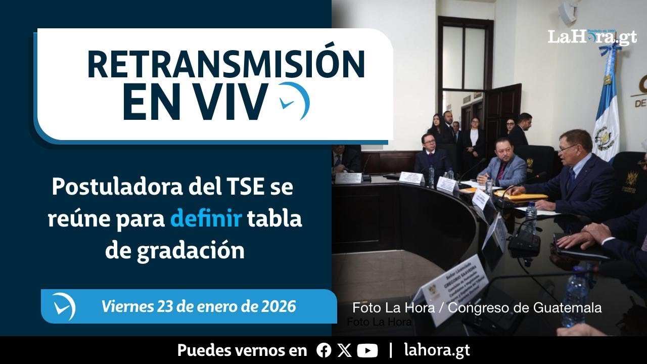 Retransmisión: Postuladora del TSE se reúne para definir tabla de gradación