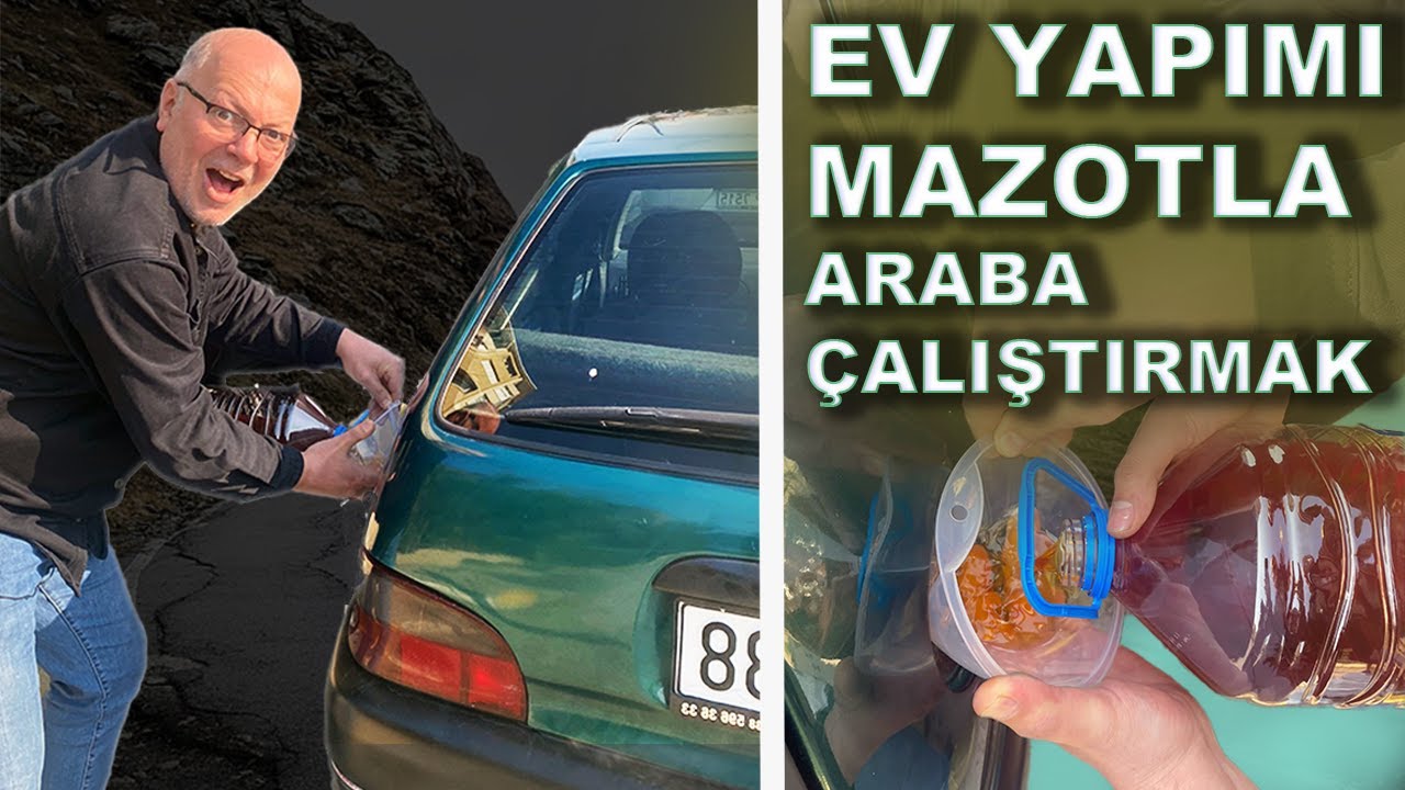 EV YAPIMI MAZOT ARABA ÇALIŞTIRIR MI? - EVDE MAZOT YAPIP, KULLANDIK