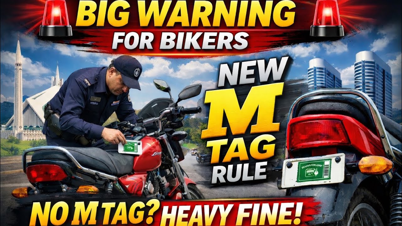 BIG WARNING FOR BIKERSNEW TAG RULENO TAG? HEAVY FINE