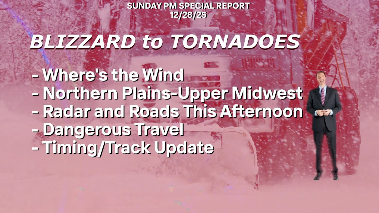 This Snow Forecast Just Got Worse - Blizzard, Tornadoes, Travel Alerts