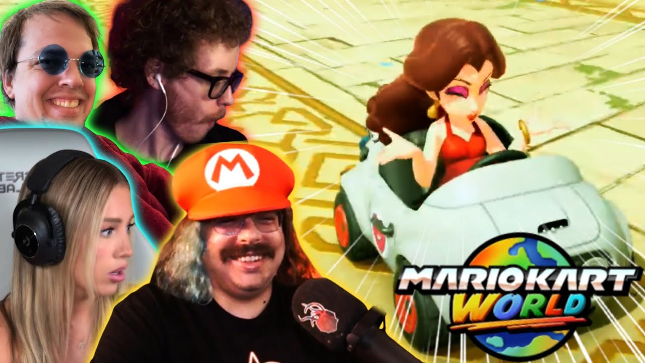Emerome And Her Friends Have Hectic Knockout Games In Mario Kart World...
