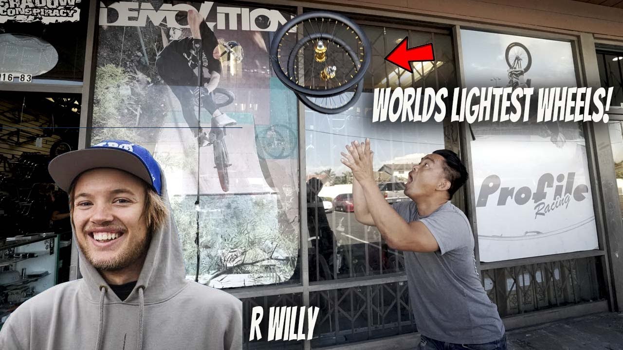 Does RWilly Own The Worlds Lightest BMX Wheels?