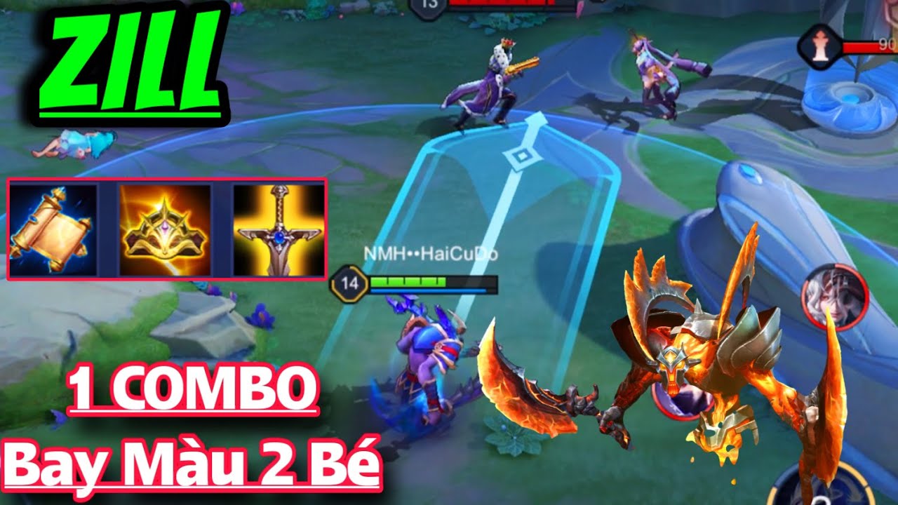 ZILL Liên Quân || Siêu Sát Thủ Của Sát Thủ COMBO Địch Bay Màu KRIXI Bất Lực Khi Có 3 Đồ Này