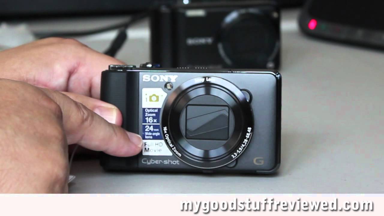 Sony DSC-HX9V compact digital camera unboxing and quick review part 1