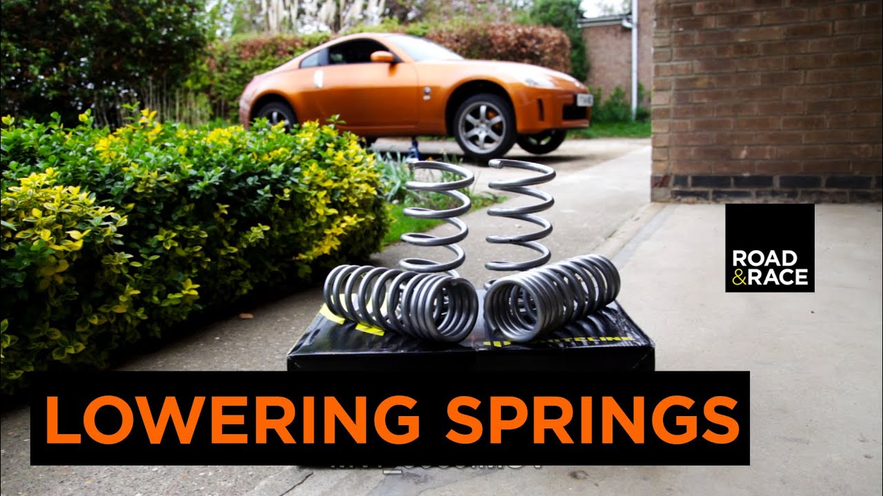 How To Fit Lowering Springs The EASY Way - Nissan 350Z Whiteline Lowering Springs