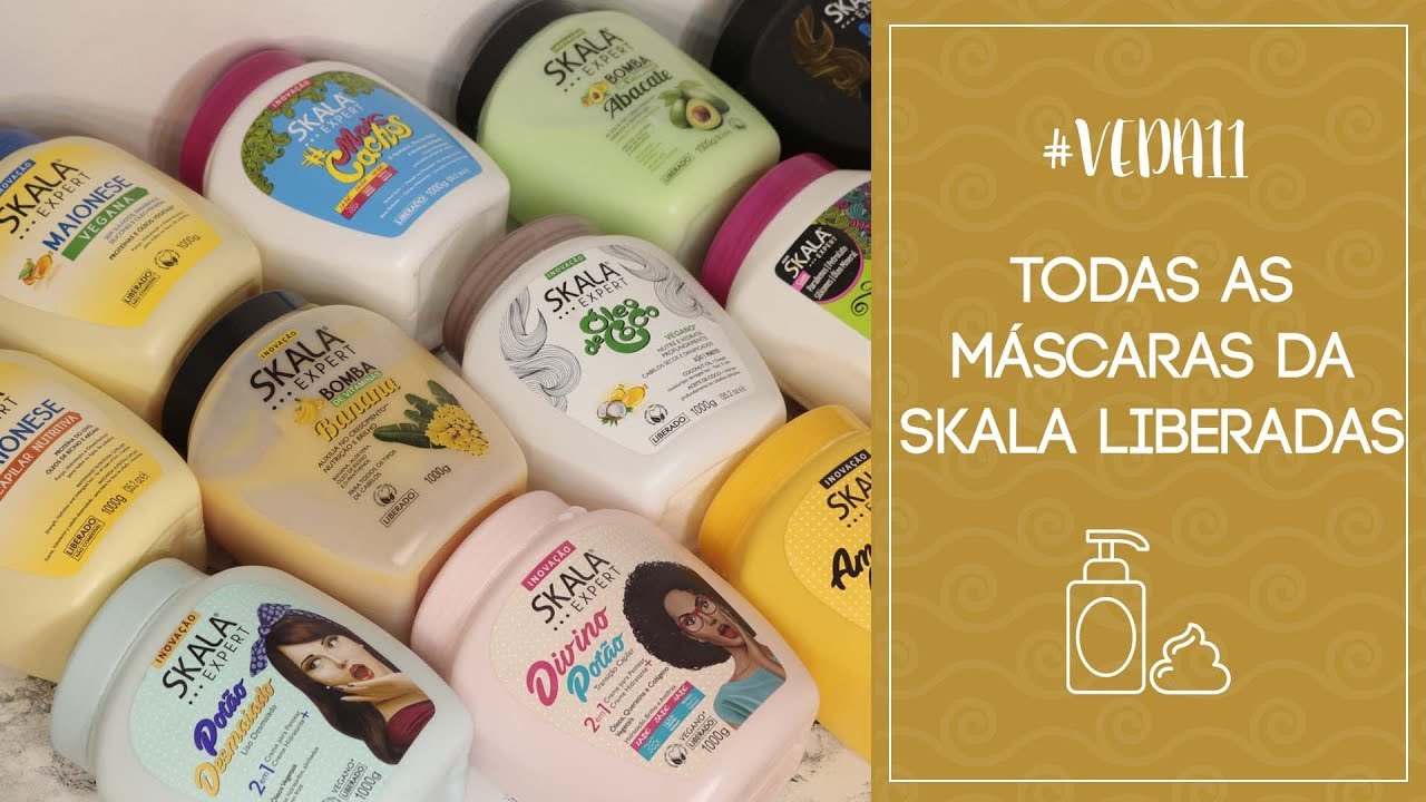 GUIA DE MÁSCARAS LIBERADAS DA SKALA #VEDA 11 - Tamires Maia