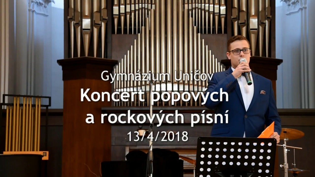 Gymnázium Uničov - Koncert popových a rockových písní 2018