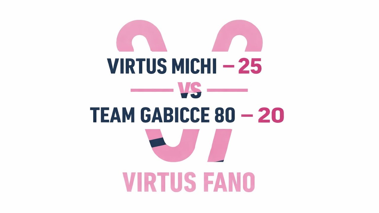 Primo Set - Virtus Michi / Team Gabicce 80