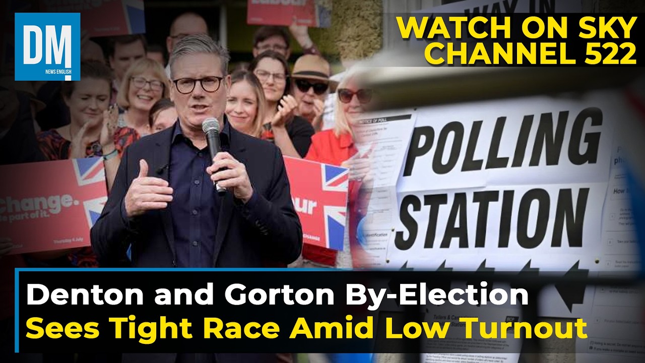 Denton and Gorton By-Election Sees Tight Race Amid Low Turnout | 26 Feb 2026 | Sky 522