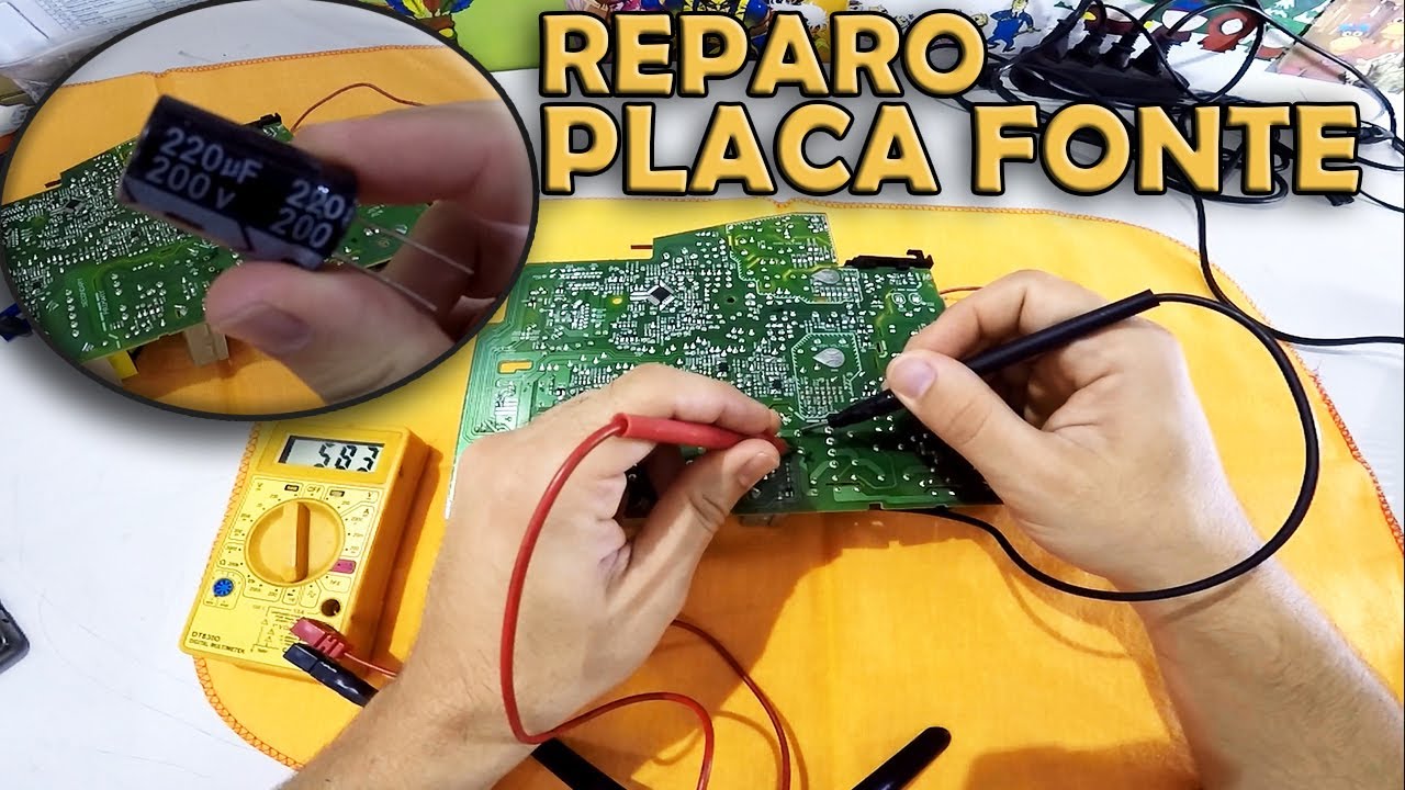 REPARO SIMPLES NA PLACA FONTE  EM IMPRESSORAS DA LINHA HP LaserJet Séries