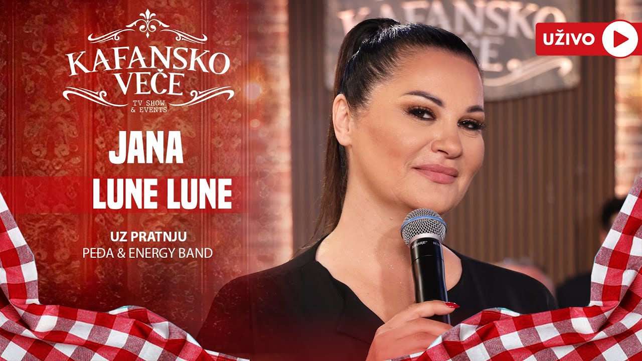 JANA - LUNE LUNE | UZIVO | (PEDJA & ENERGY BAND) | 2024 | KAFANSKO VECE
