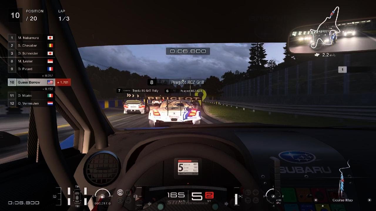 Gran Turismo 7 - (Offline Mode) Nightly Rally on Alsace Reverse 🏁