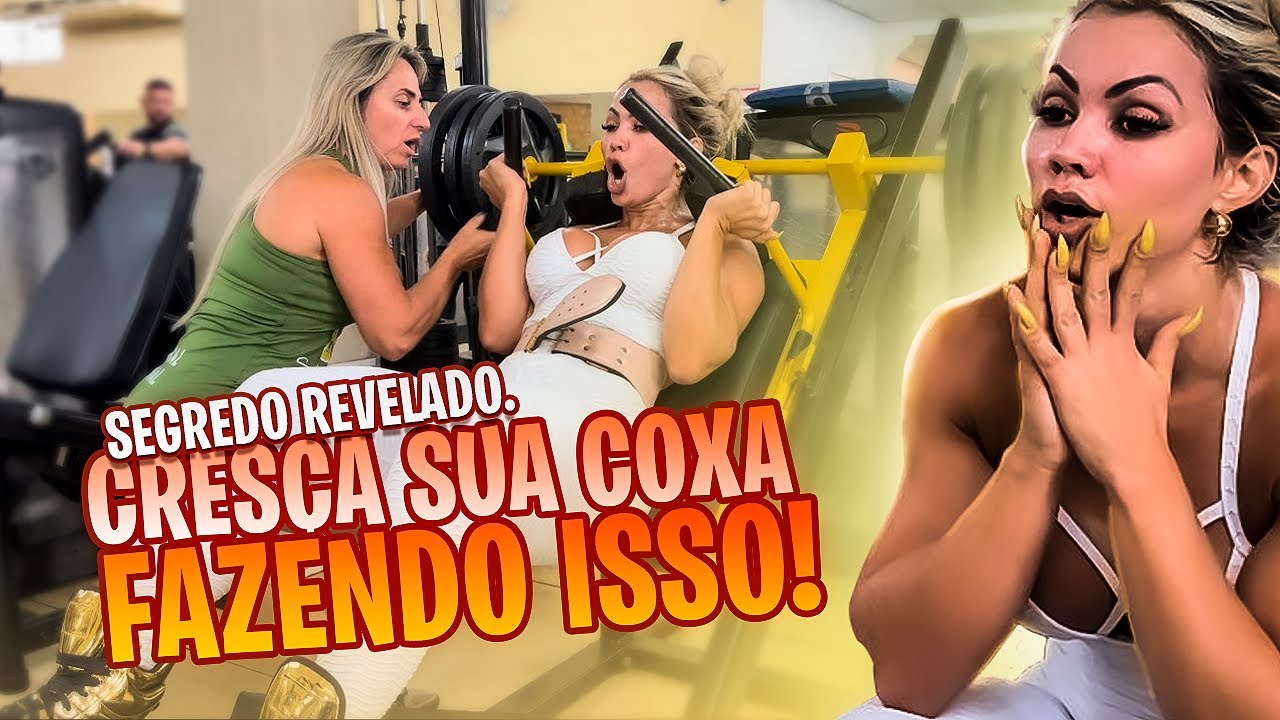 EU NUNCA VI SILVIA FAZER ISSO | NOVO TREINO PARA CRESCER QUADRÍCEPS VIVI WINKLER