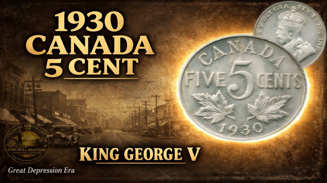 1930 Canada 5 Cents Coin Value? King George V Nickel