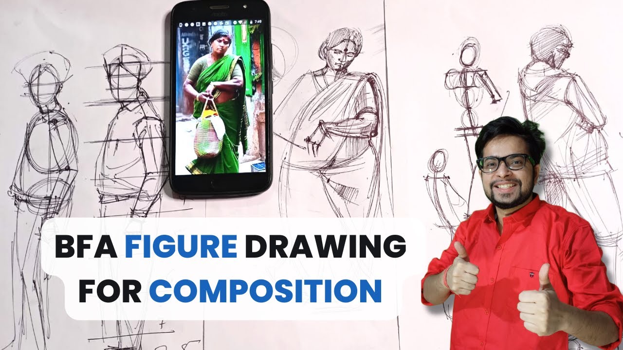 Learn to Draw Figures for BFA Painting Composition Exam 2022